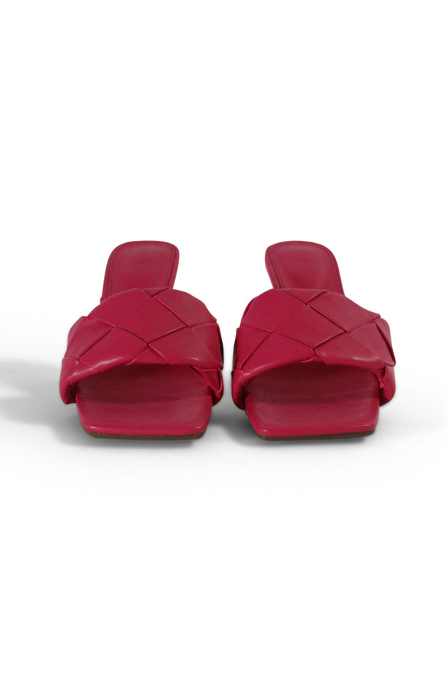 Claire - Sandalo fucsia intrecciato