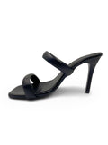 Margot - Black sandal with double band