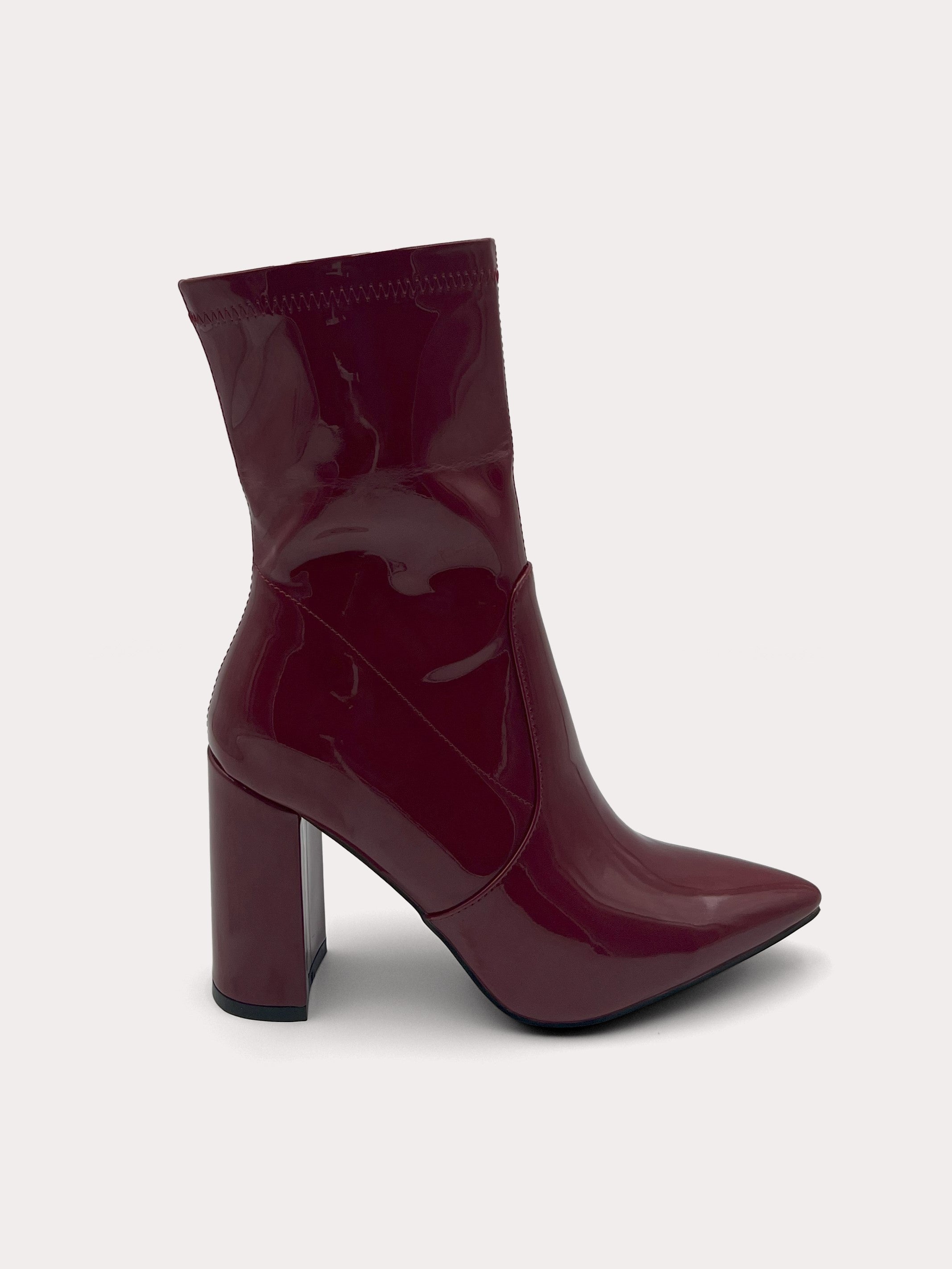 Taylor - Cherry boot with side zip
