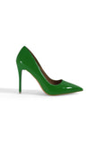 Blair - Green pump with stiletto heel