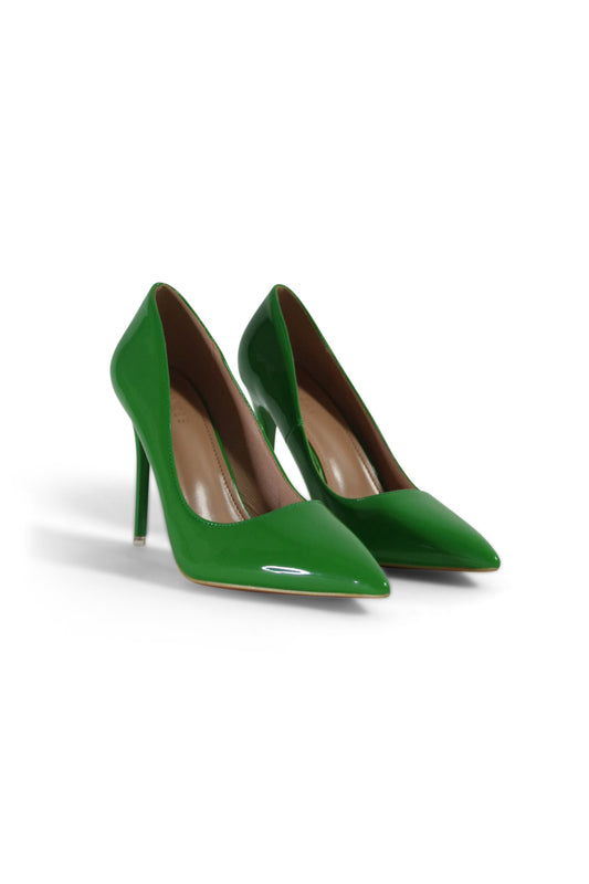 Blair - Green pump with stiletto heel